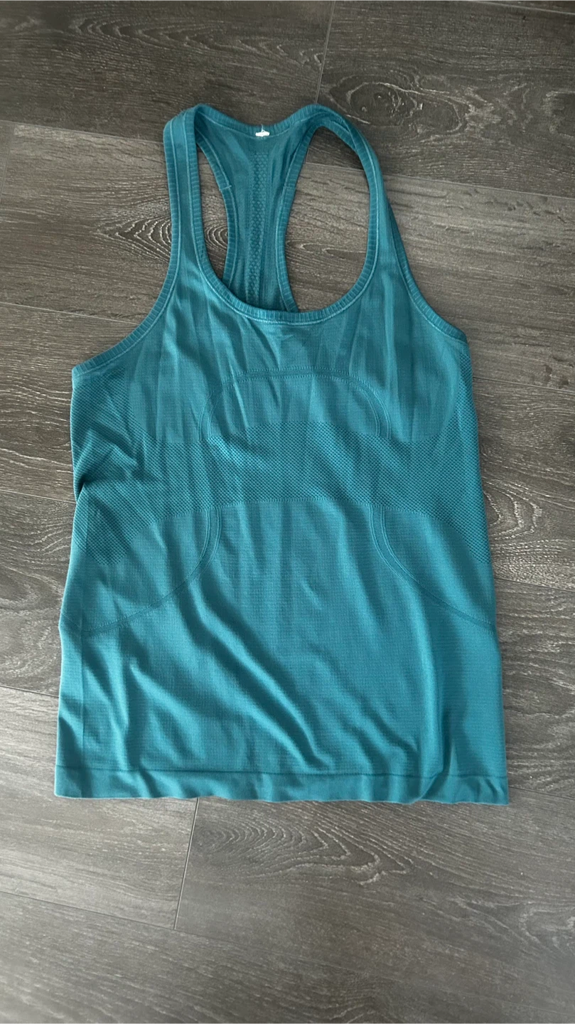 Lululemon Teal Tank Top Size 10