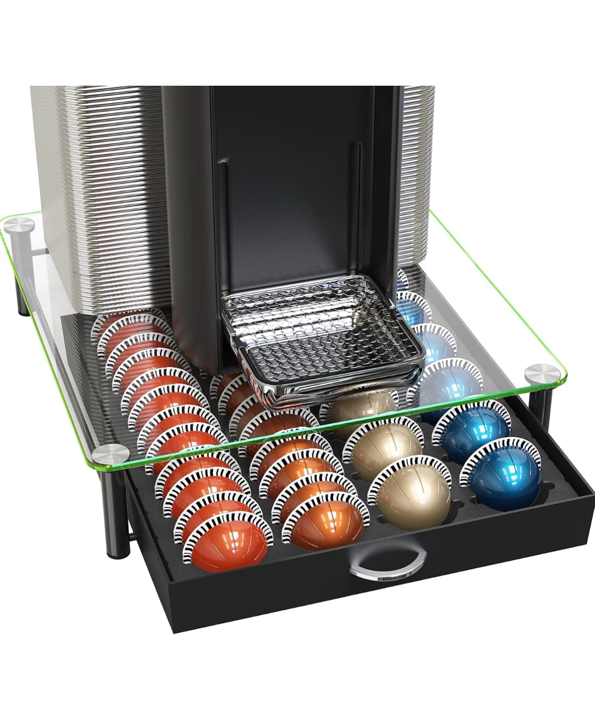 Nespresso Vertuo pods and Pod Drawer Bundle