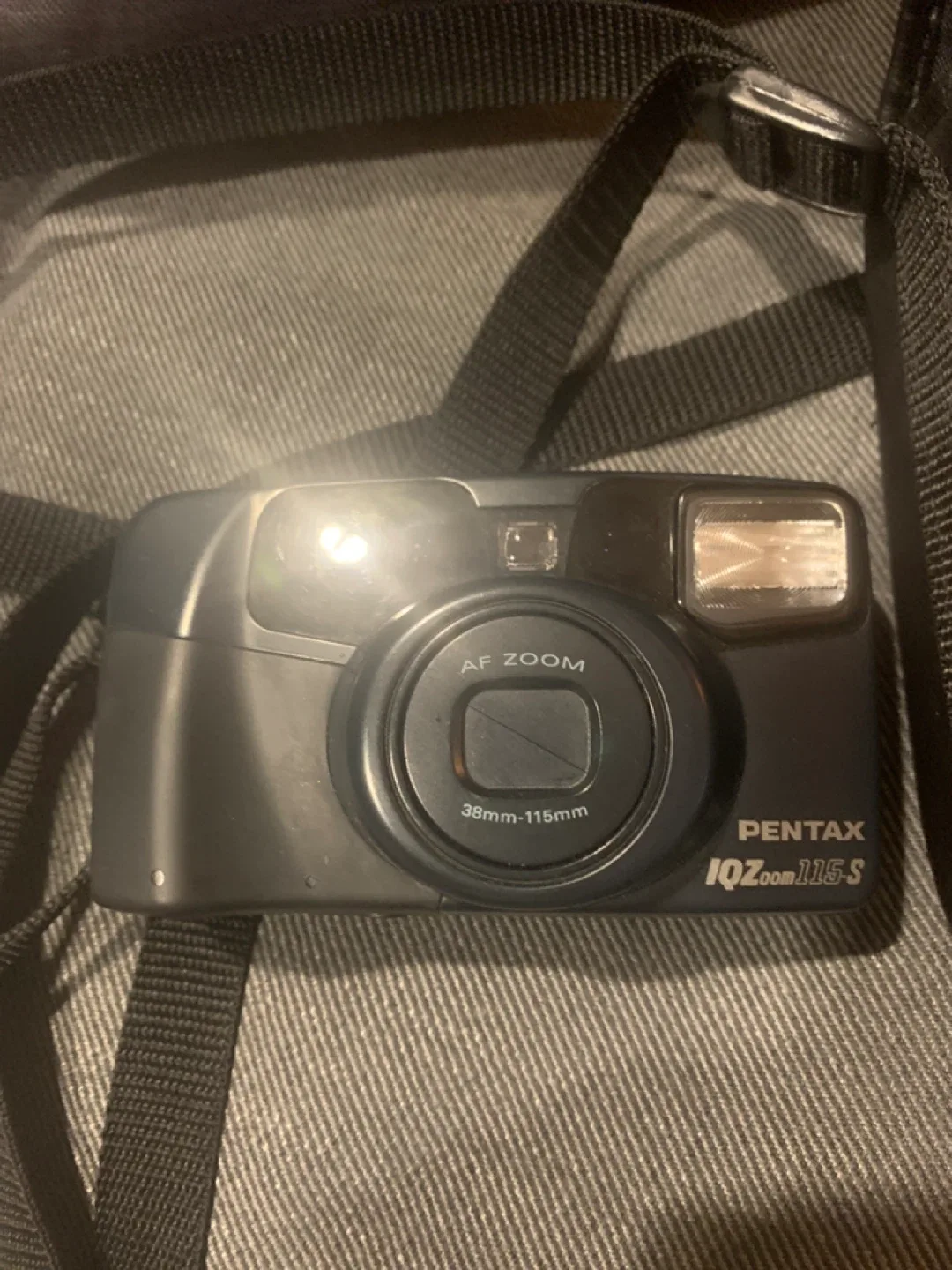 VINTAGE Pentax IQZoom 115-S 38-115mm Film Camera image indicator(2)