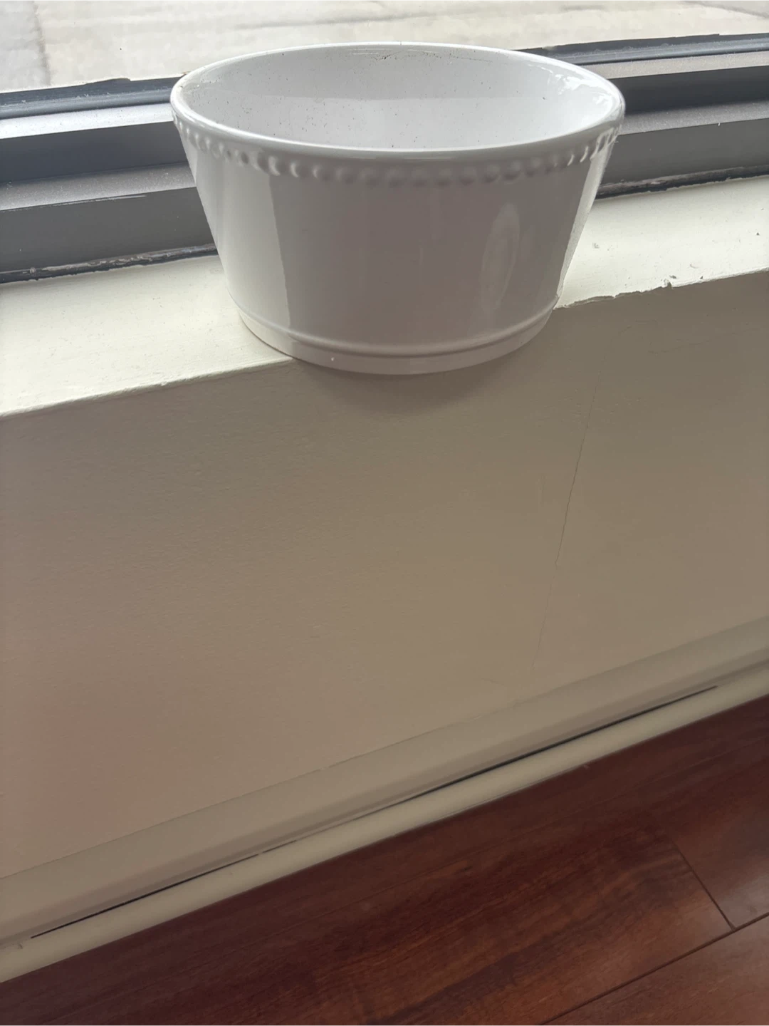 White Ceramic planter