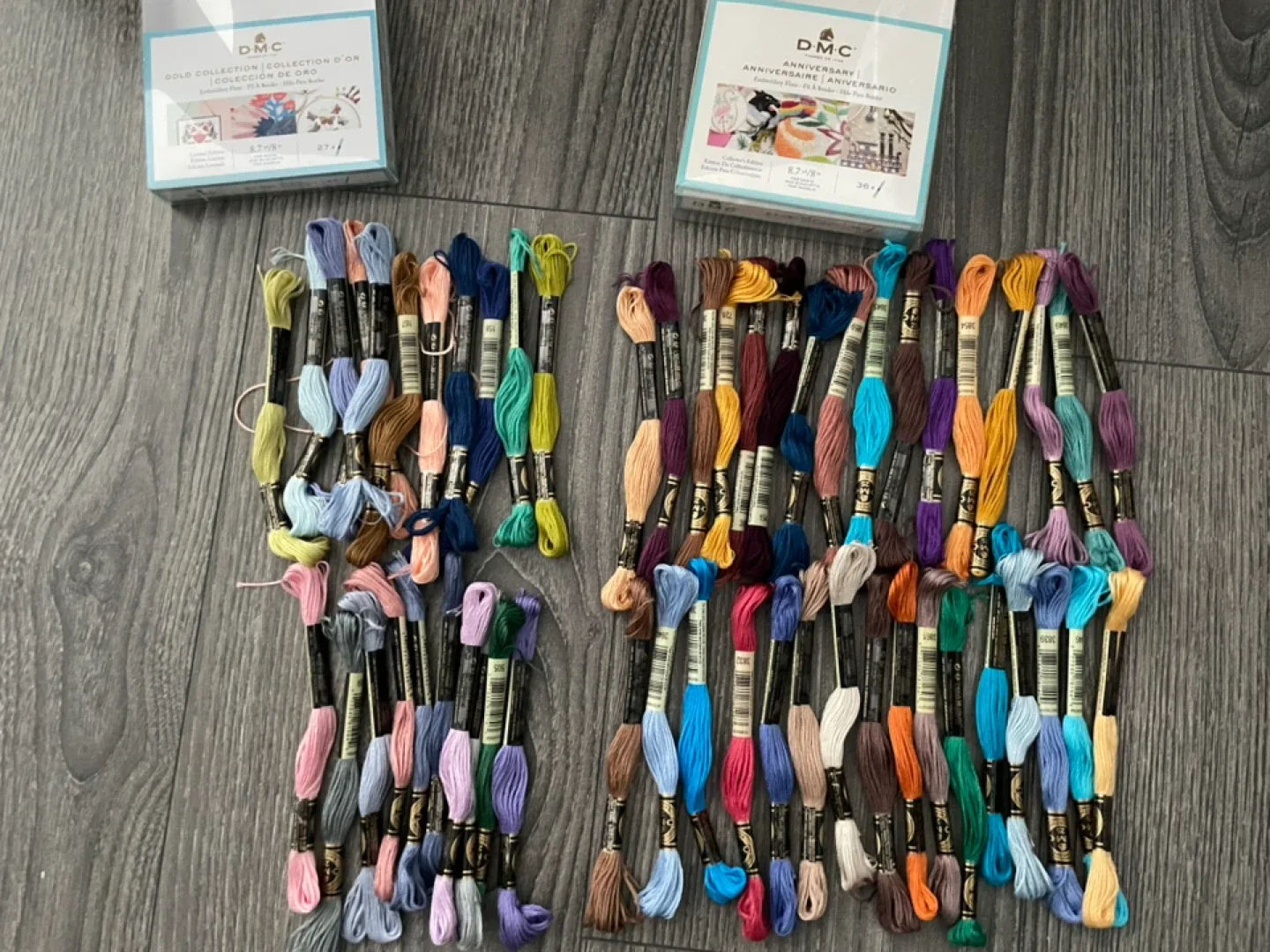 52x DMC Embroidery Floss cross stitch - Assorted Colours thumbnail