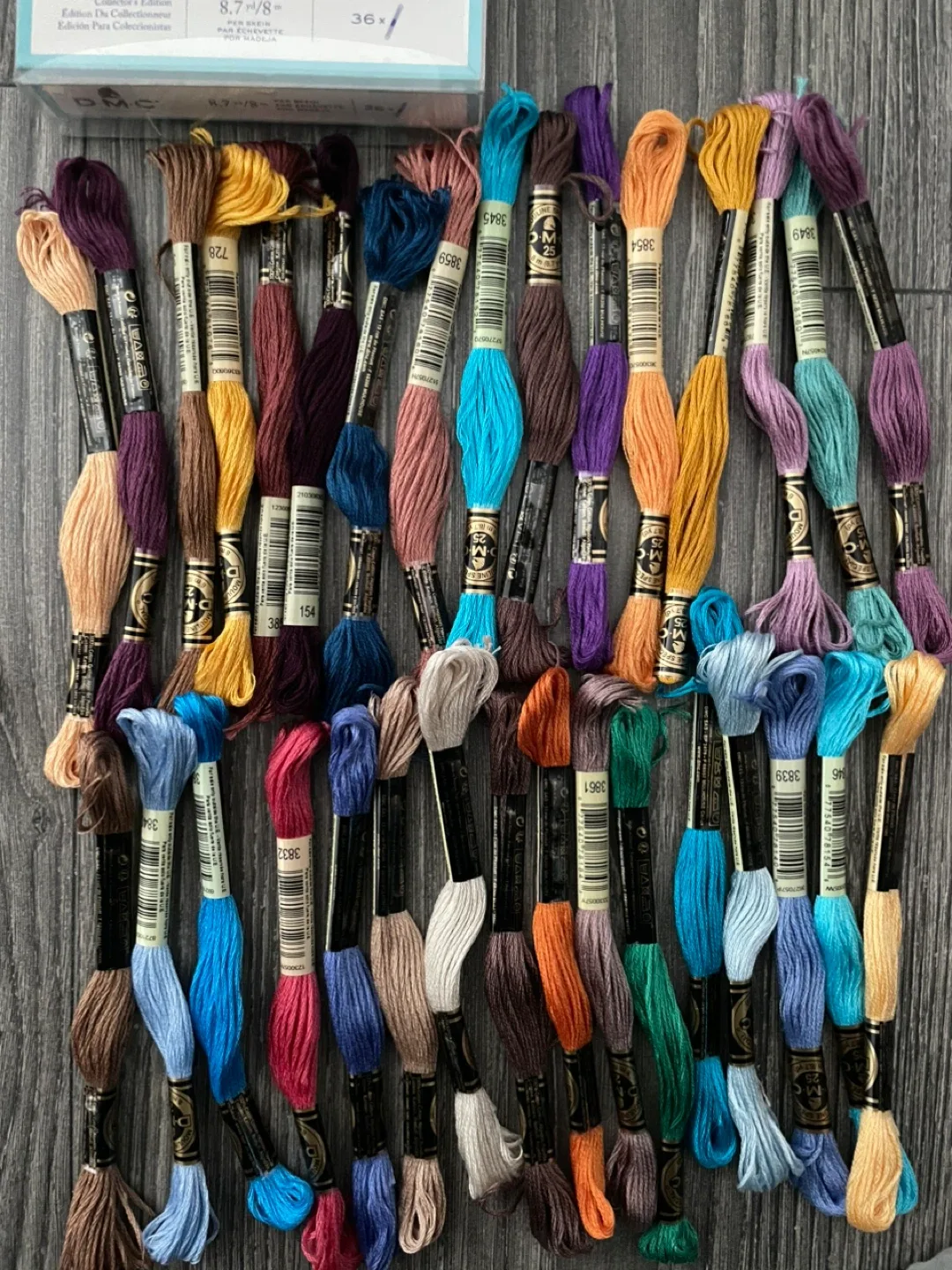 52x DMC Embroidery Floss cross stitch - Assorted Colours image indicator(2)