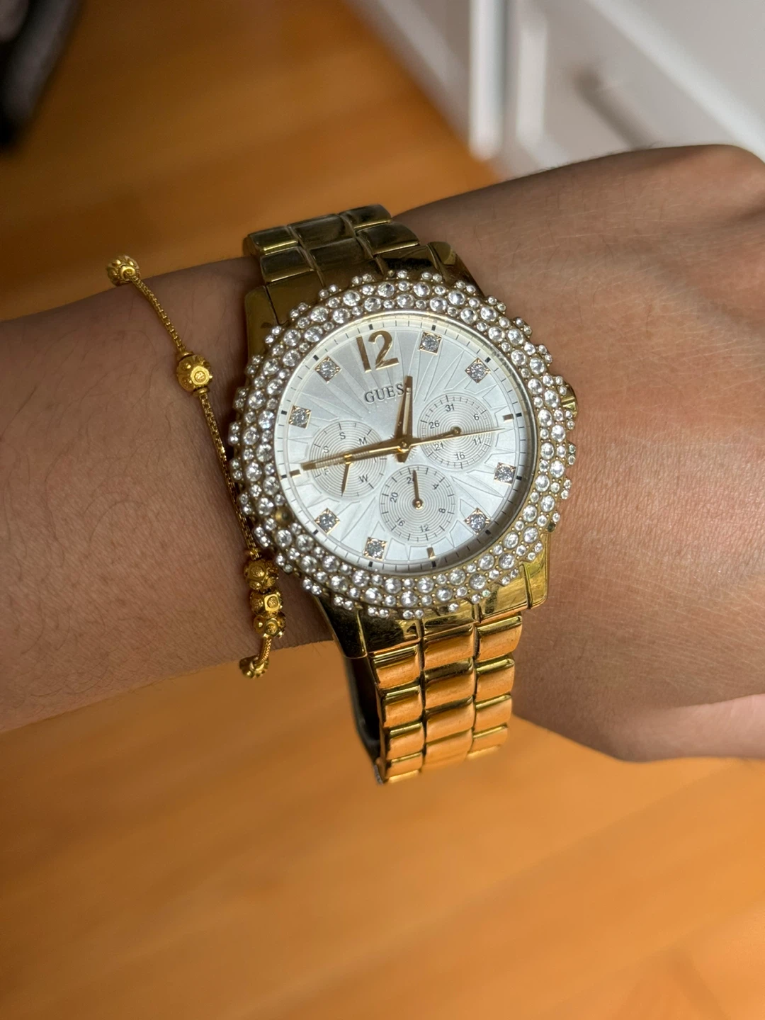 Guess Gold Rhinestone Watch - photo 5