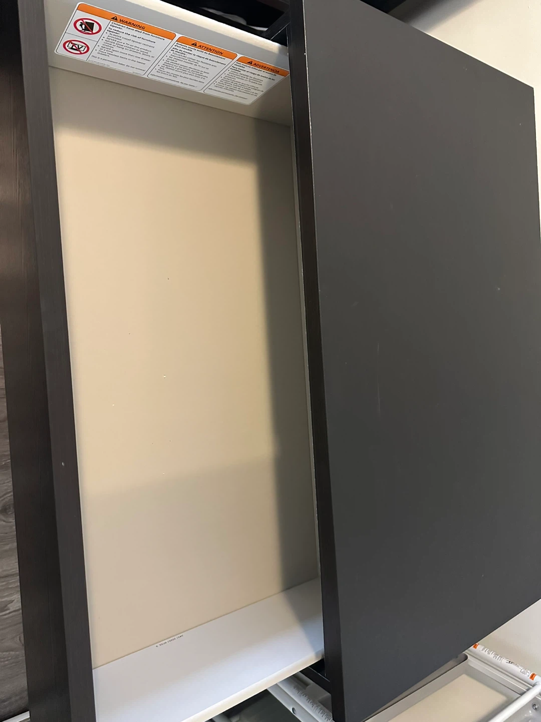 IKEA Malm 3-Drawer Dresser - Black - photo 3