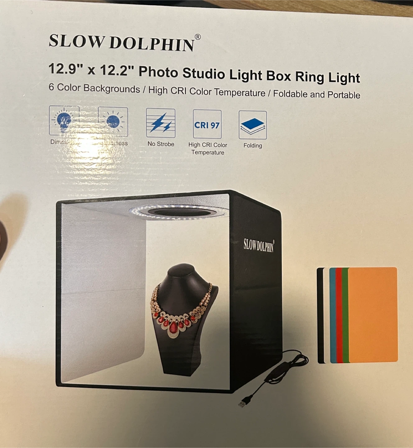 SLOW DOLPHIN Photo Studio Light Box 12.9"x12.2" - photo 3