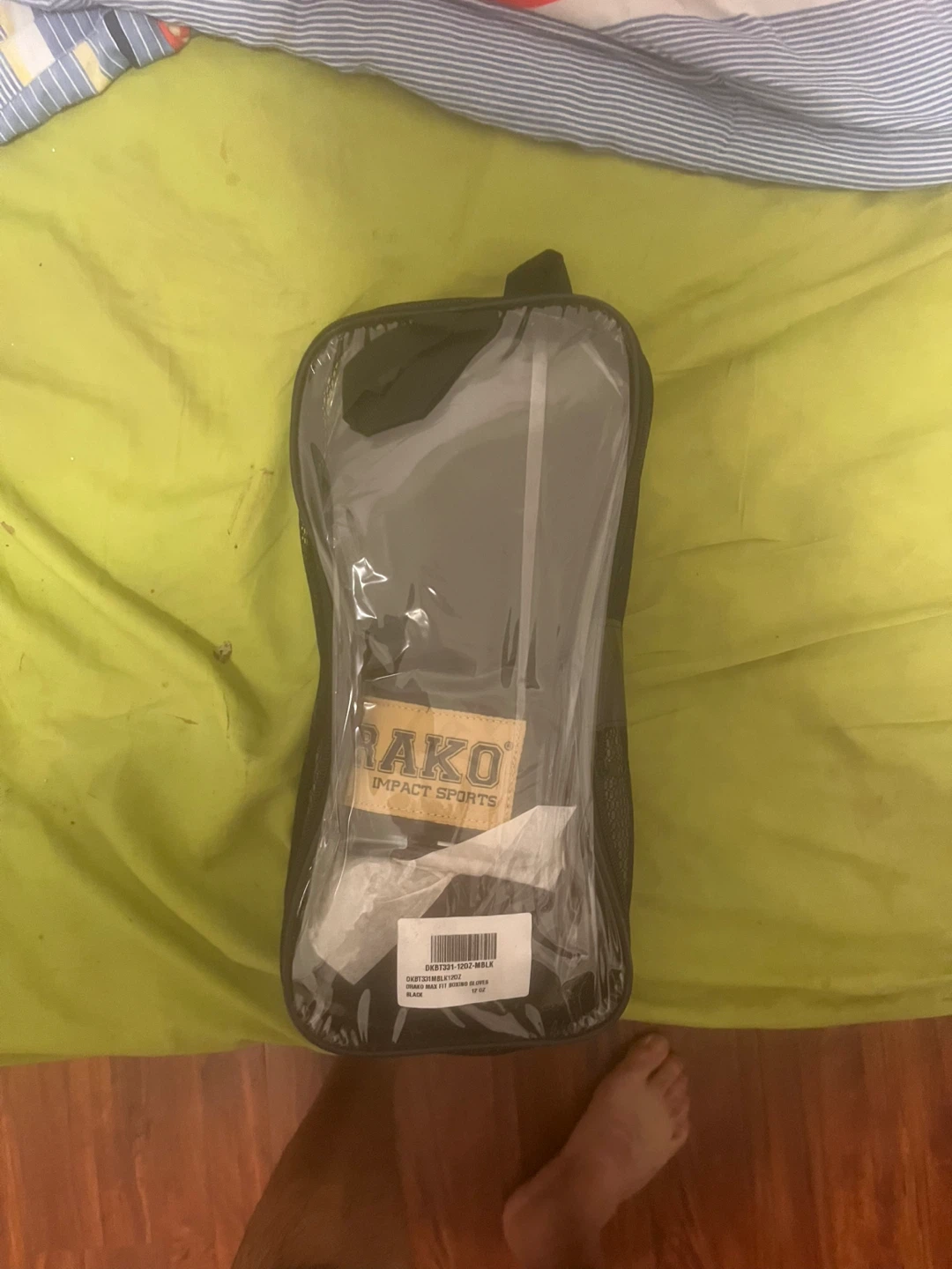 Brand new RAKO Drako boxing gloves black. 12oz