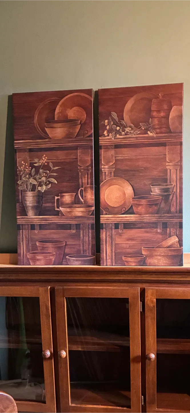 Two-Panel Still Life Kitchen Wall Art thumbnail