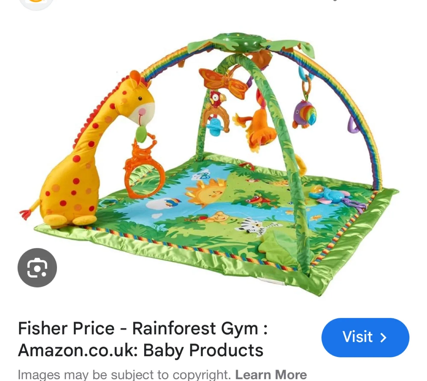 Fisher-Price Rainforest Melodies & Lights Deluxe Gym image indicator(2)