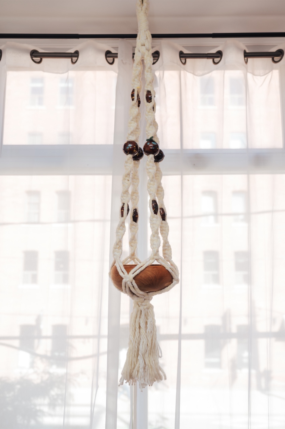 Large Boho Vintage Macrame Plant Holder 🍃