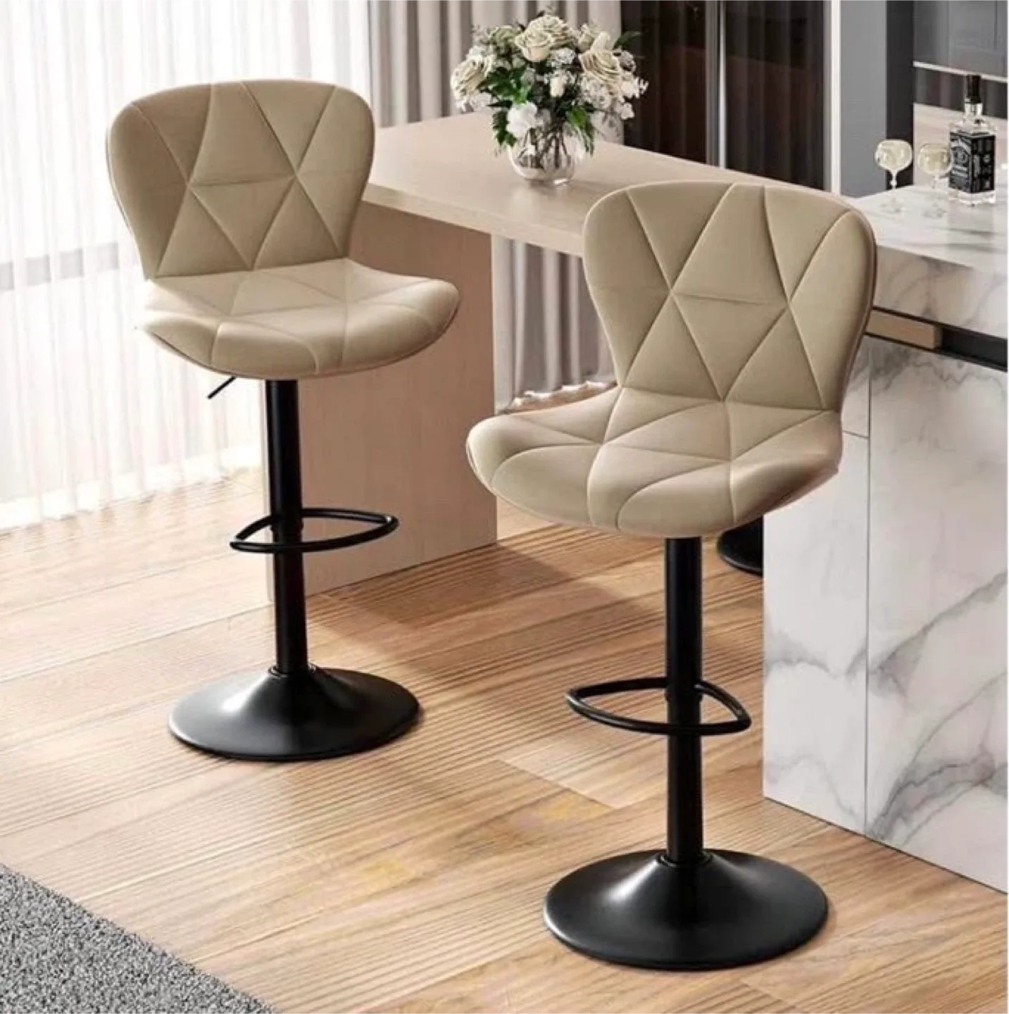 Adjustable Height Bar Stools - Set of 2 image indicator(3)