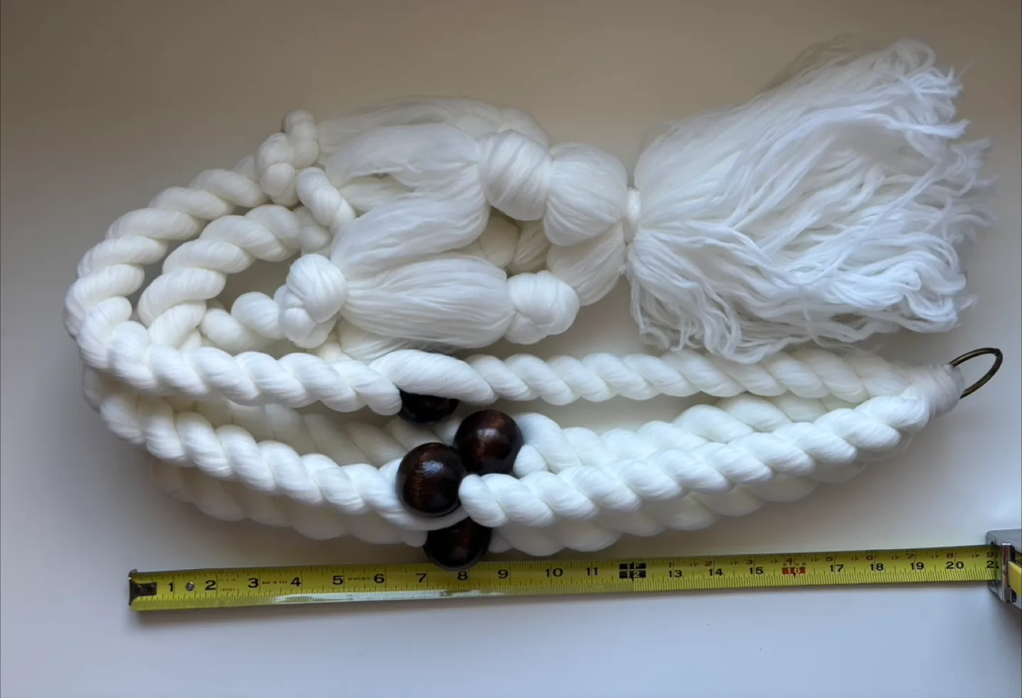 Macrame Plant Hanger - White image indicator(5)