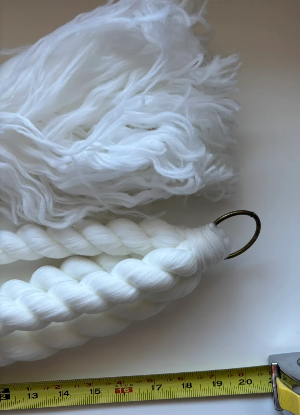 Macrame Plant Hanger - White image indicator(6)