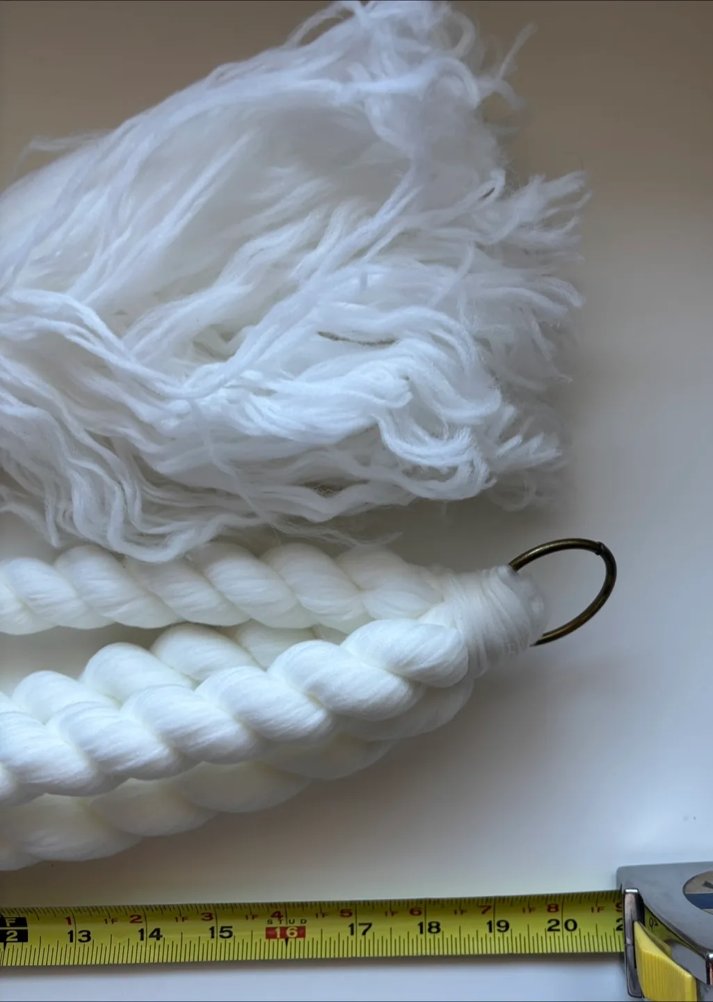 Macrame Plant Hanger - White image indicator(8)