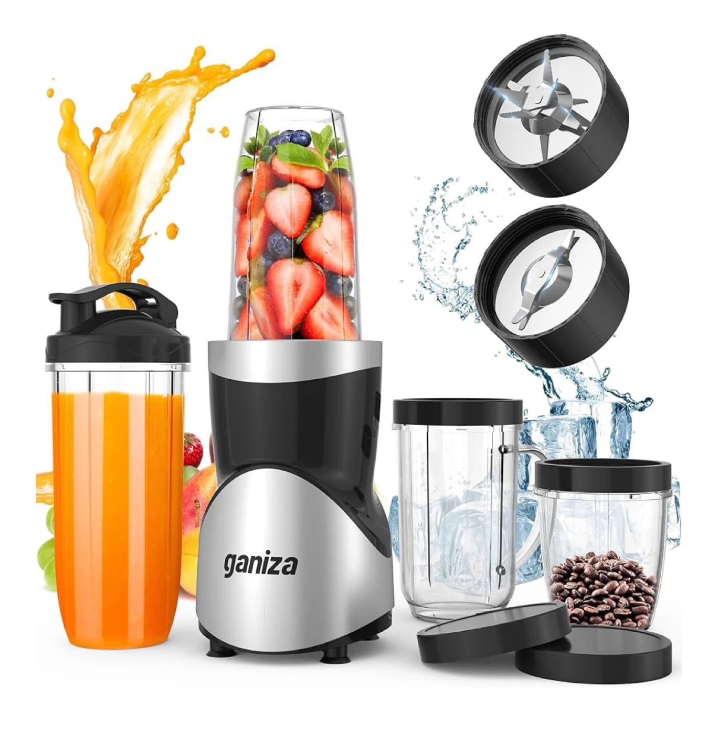 Ganiza Smoothie Blender, Blender for Shakes and Smoothies, New