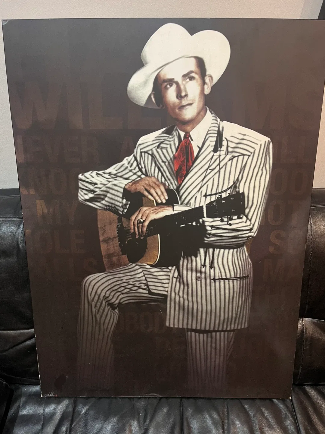 Hank Williams Print MDF Poster thumbnail