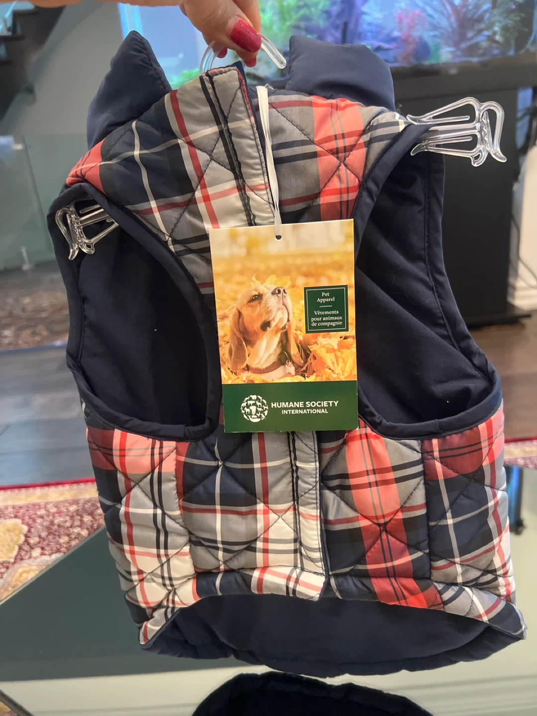 Humane Society Dog Puffer Vest - Size M