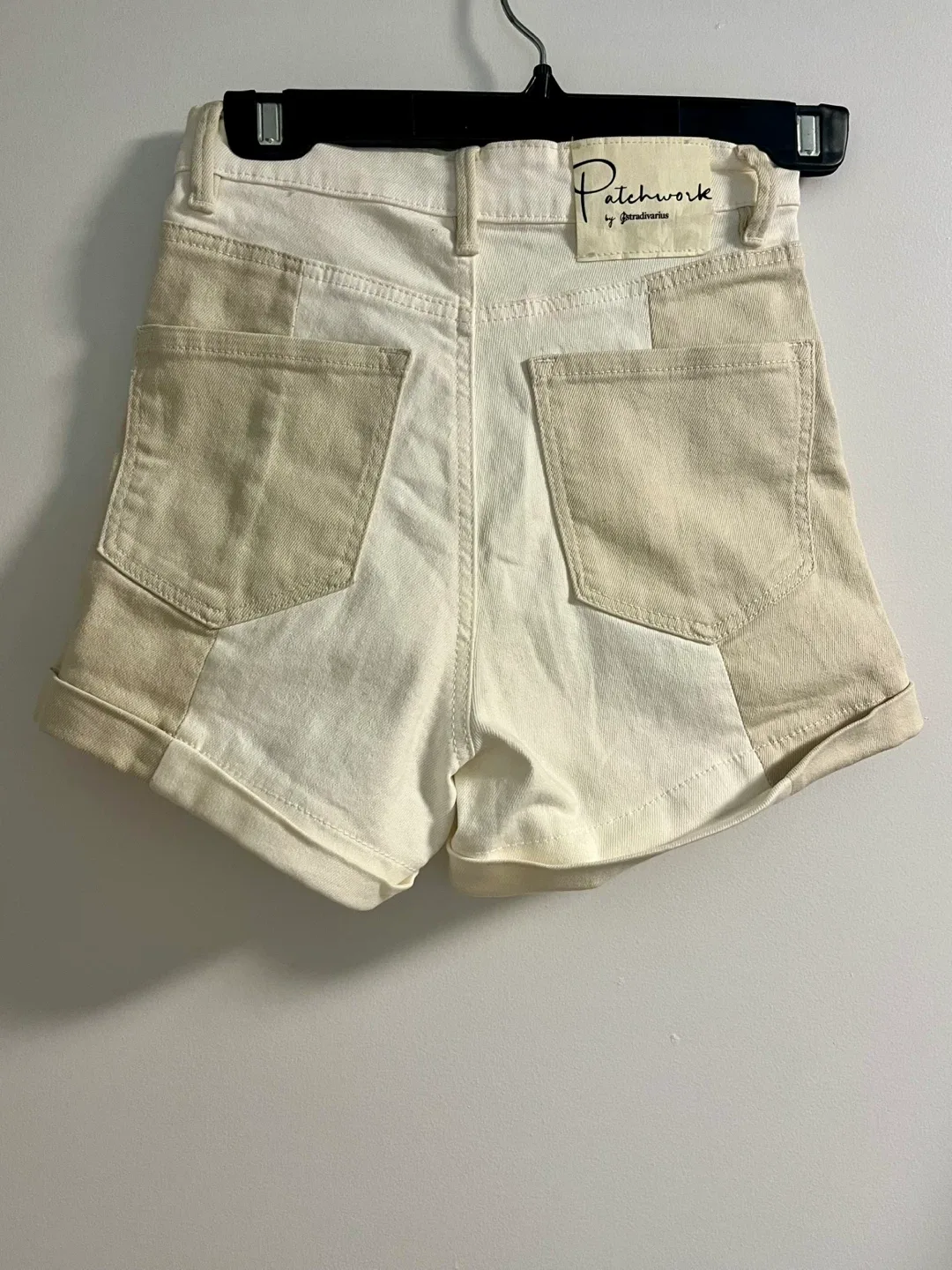 Patchwork Denim Shorts - Size Small image indicator(2)