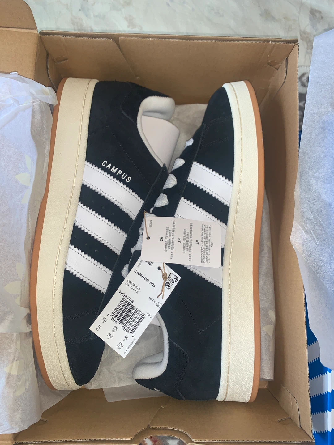Brand new Adidas Campus 00s Black/White Sneakers - photo 2