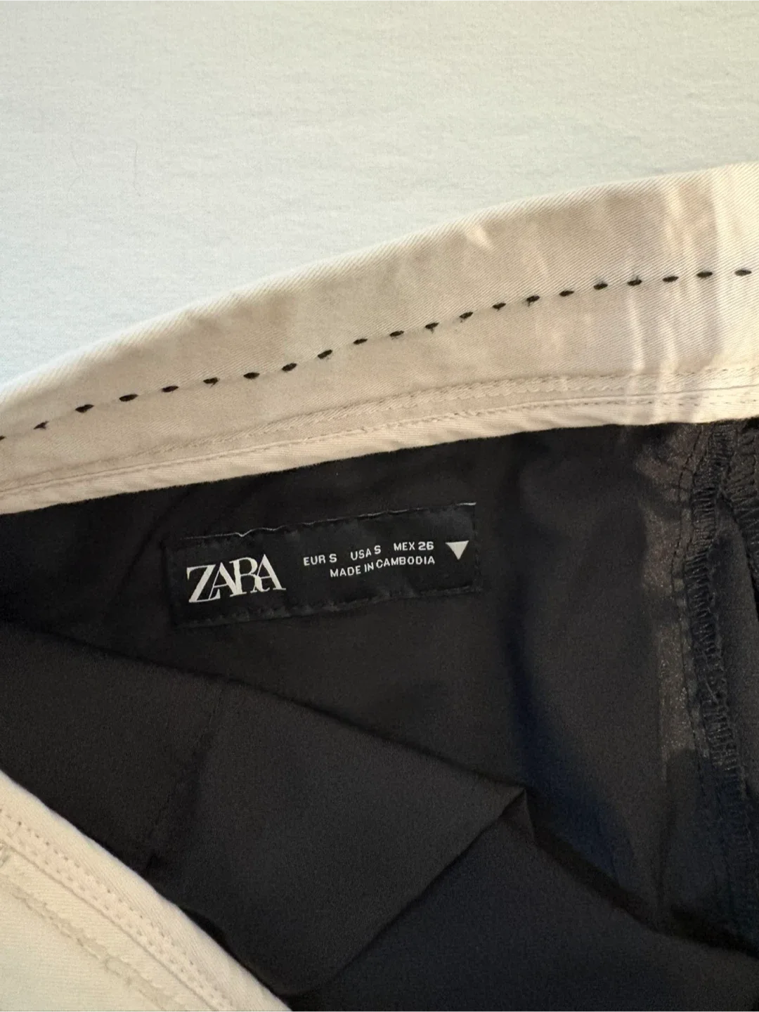 Zara Black wide Pants - Size S thumbnail