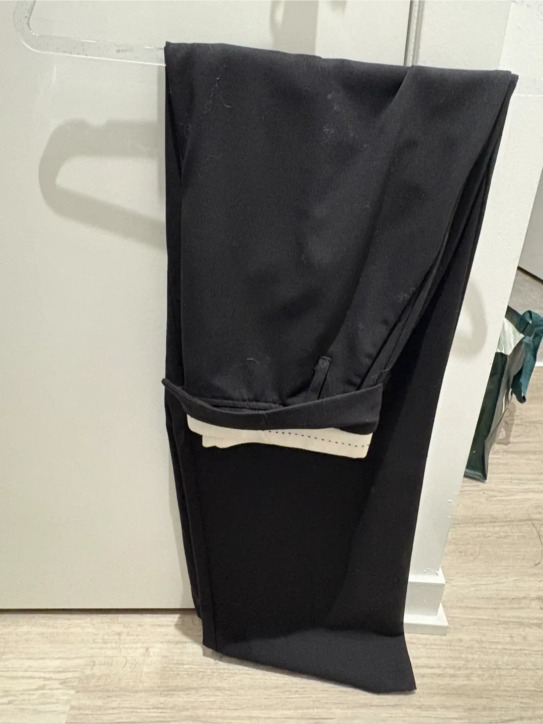 Zara Black wide Trousers Size S image indicator(3)