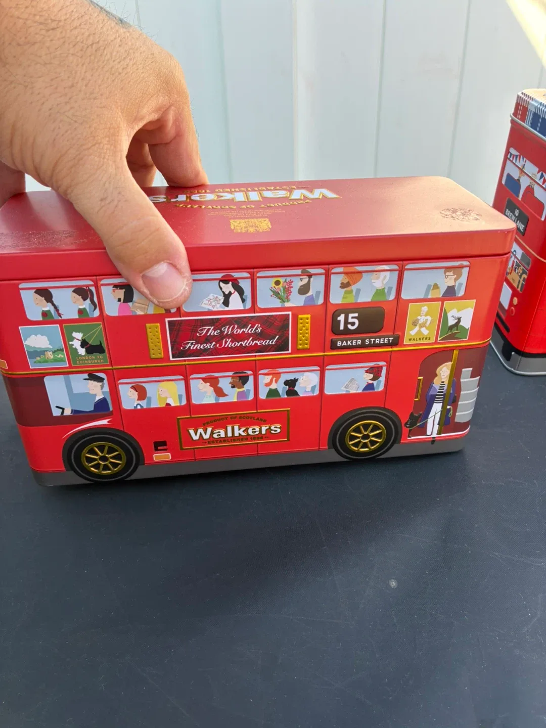 Bus can decoration storage container image indicator(9)