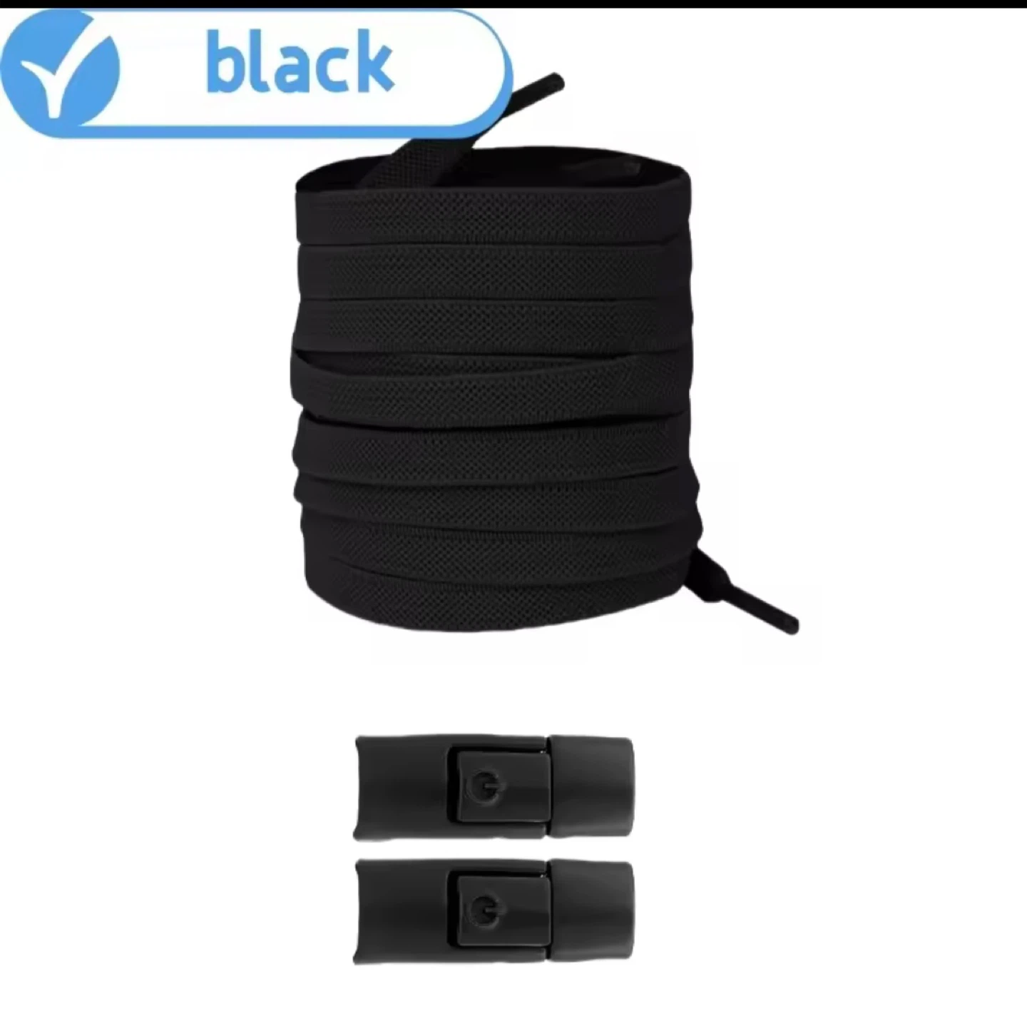 No Tie Shoelaces - black - photo 2