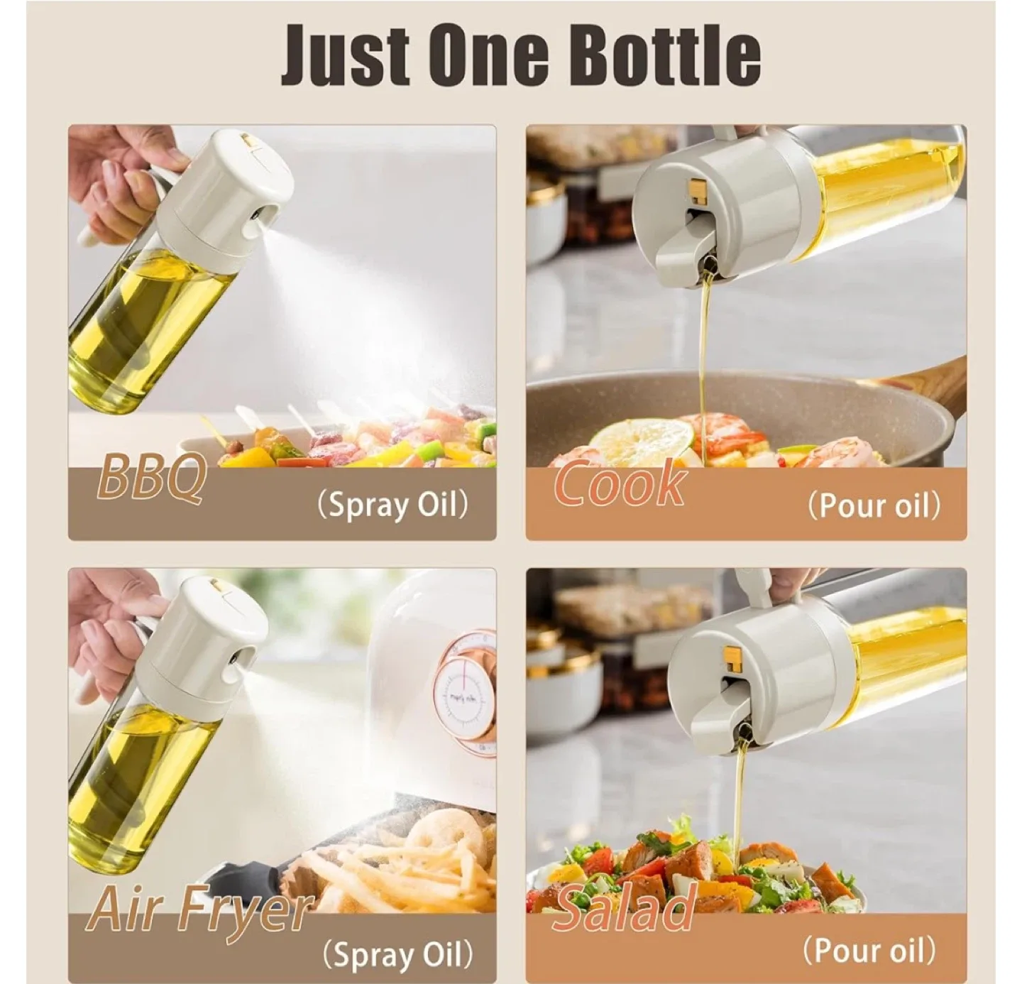 MDZF SWEET HOME 2-in-1 Oil Sprayer/Dispenser image indicator(2)