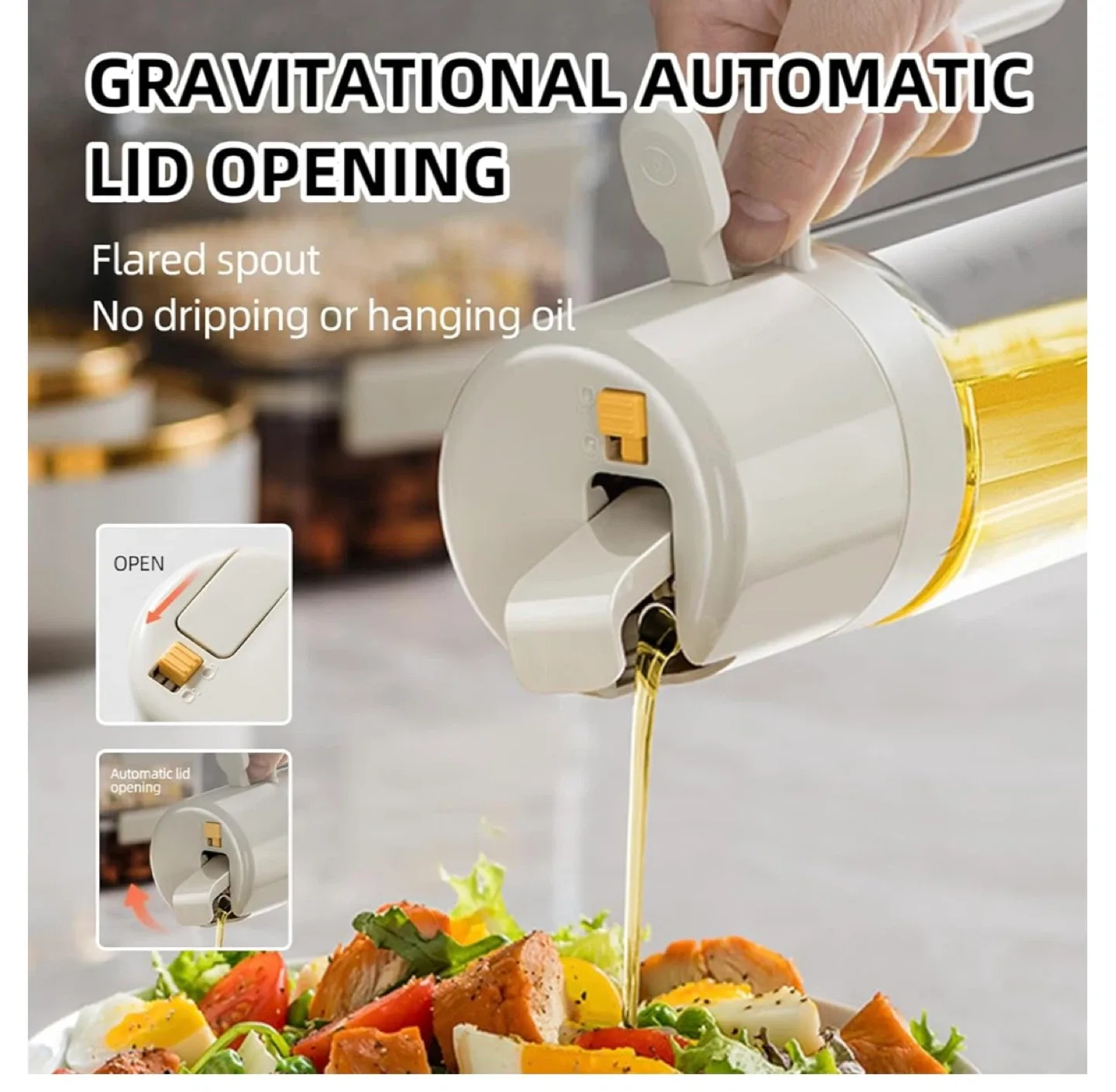 MDZF SWEET HOME 2-in-1 Oil Sprayer/Dispenser image indicator(4)