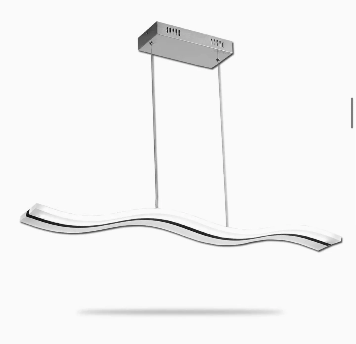 Modern LED Wave Ceiling Light Fixture image indicator(3)