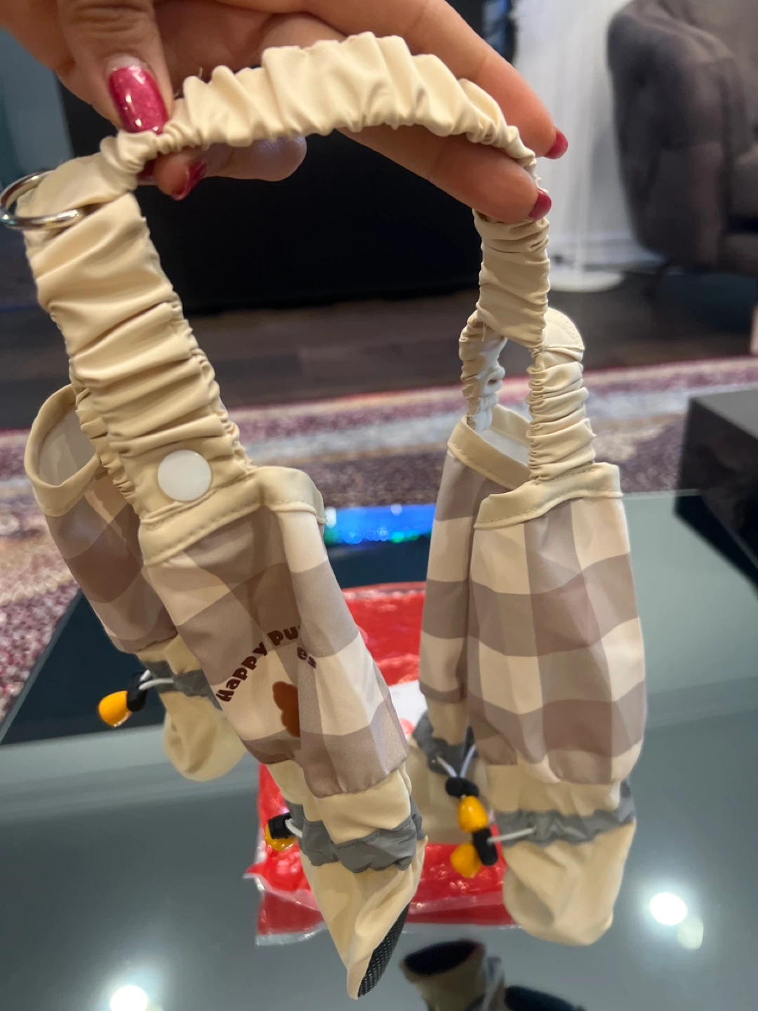 hipidog Dog Boots - Plaid Pattern