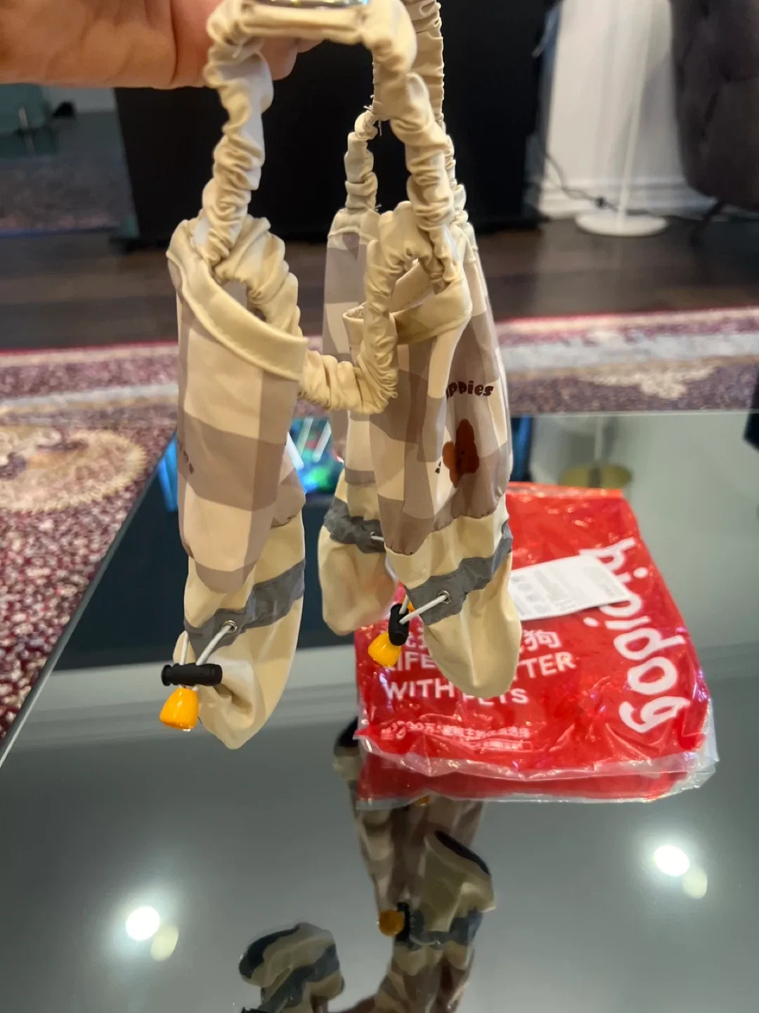 hipidog Dog Boots - Plaid Pattern image indicator(2)