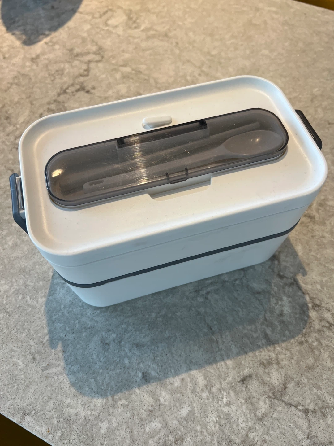 White Bento Lunch Box