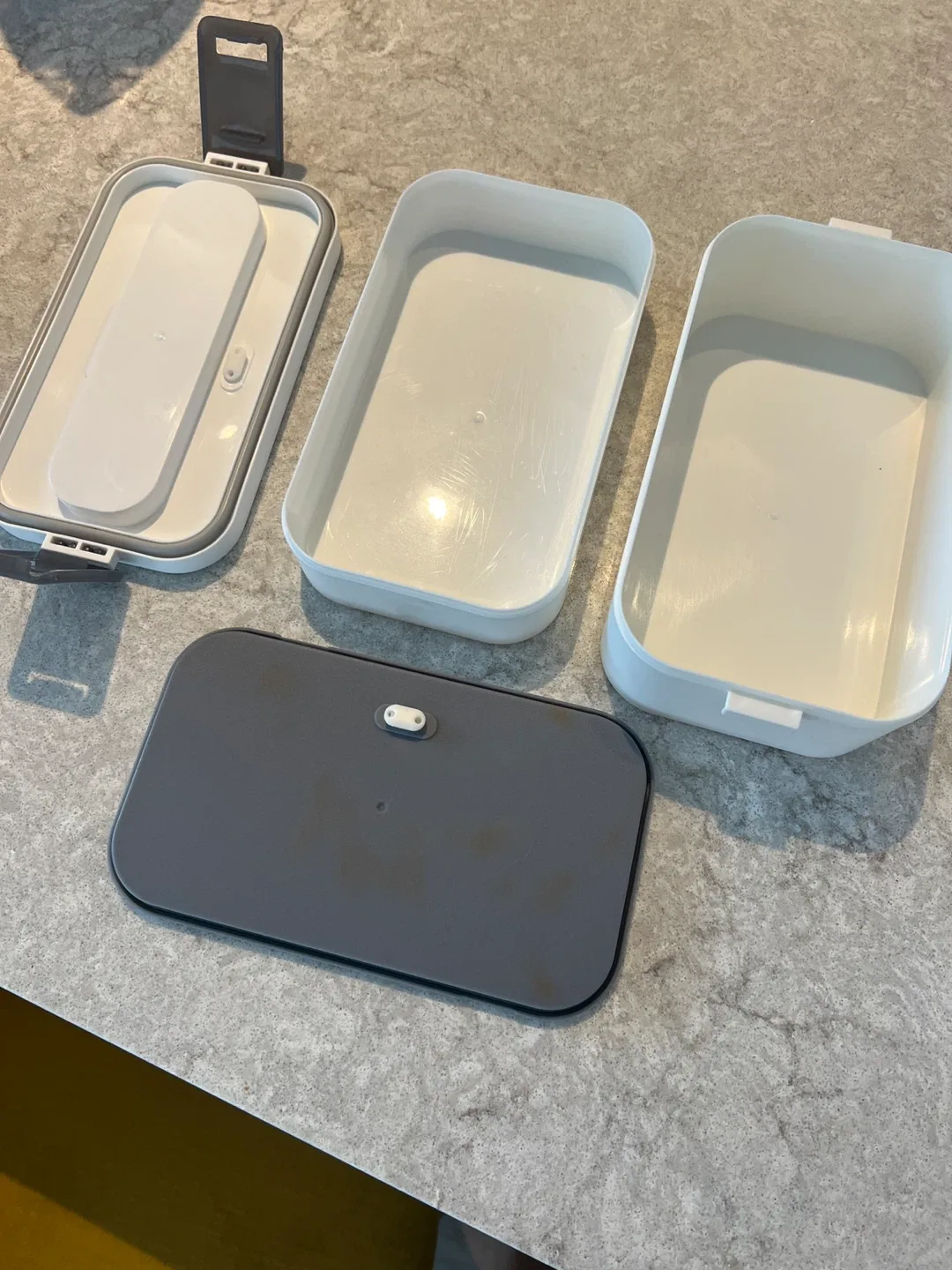 White Bento Lunch Box image indicator(2)