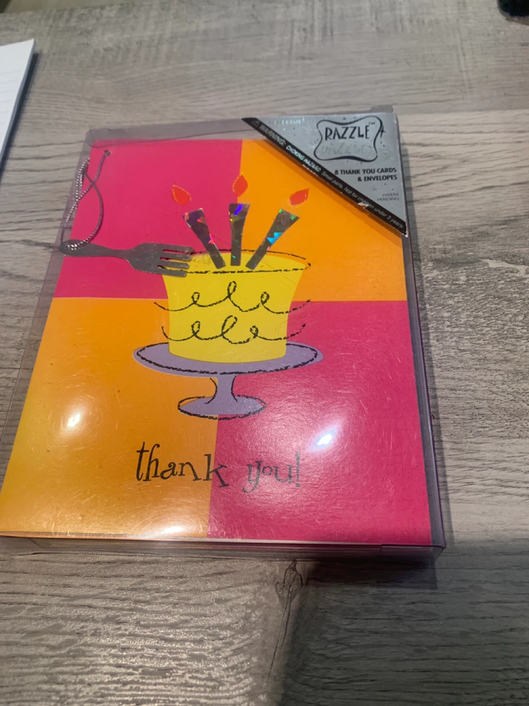Razzle Thank You Cards - 8 Pack