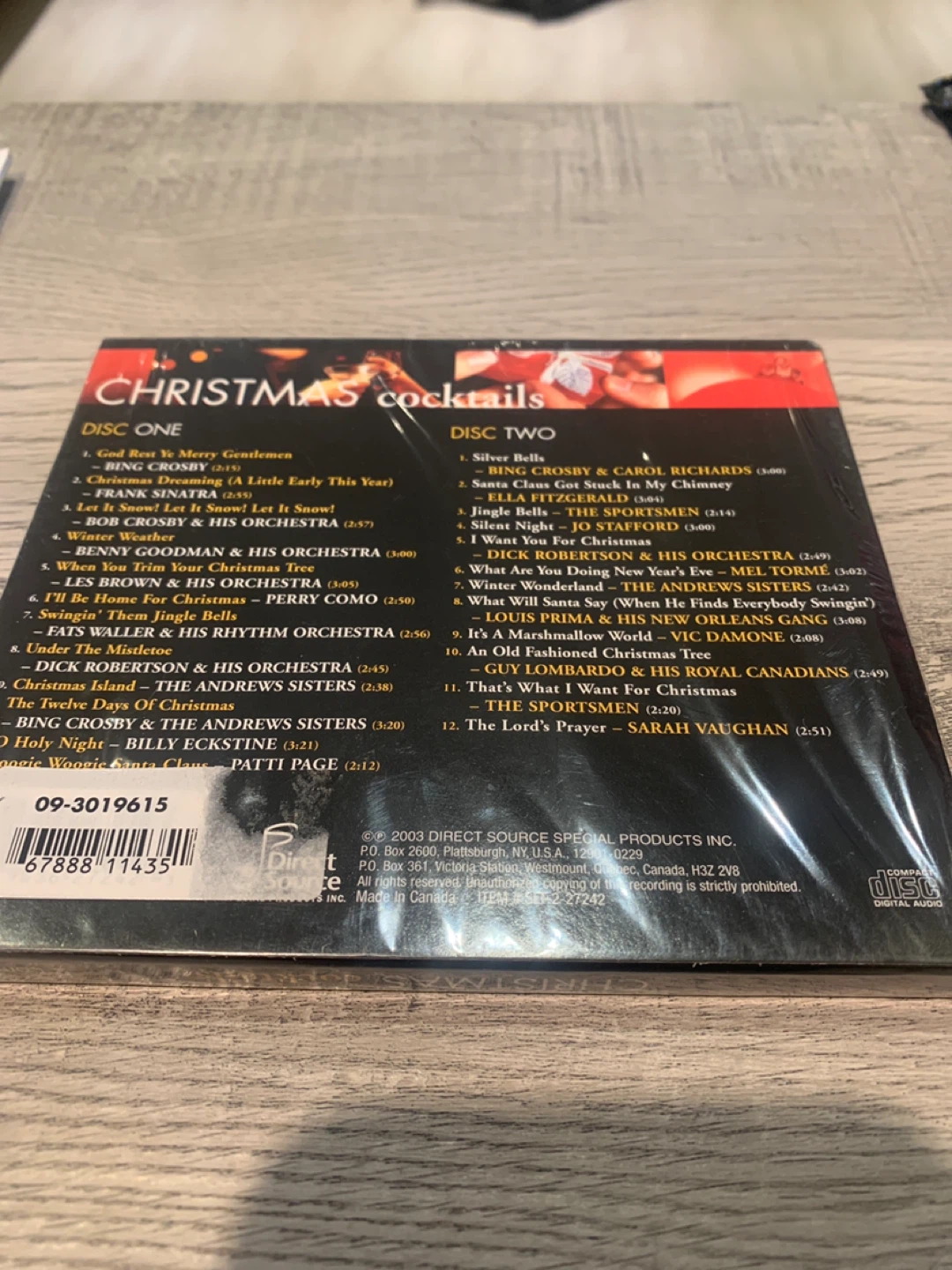 Christmas Cocktails 2-Disc CD Set - Sealed - photo 2