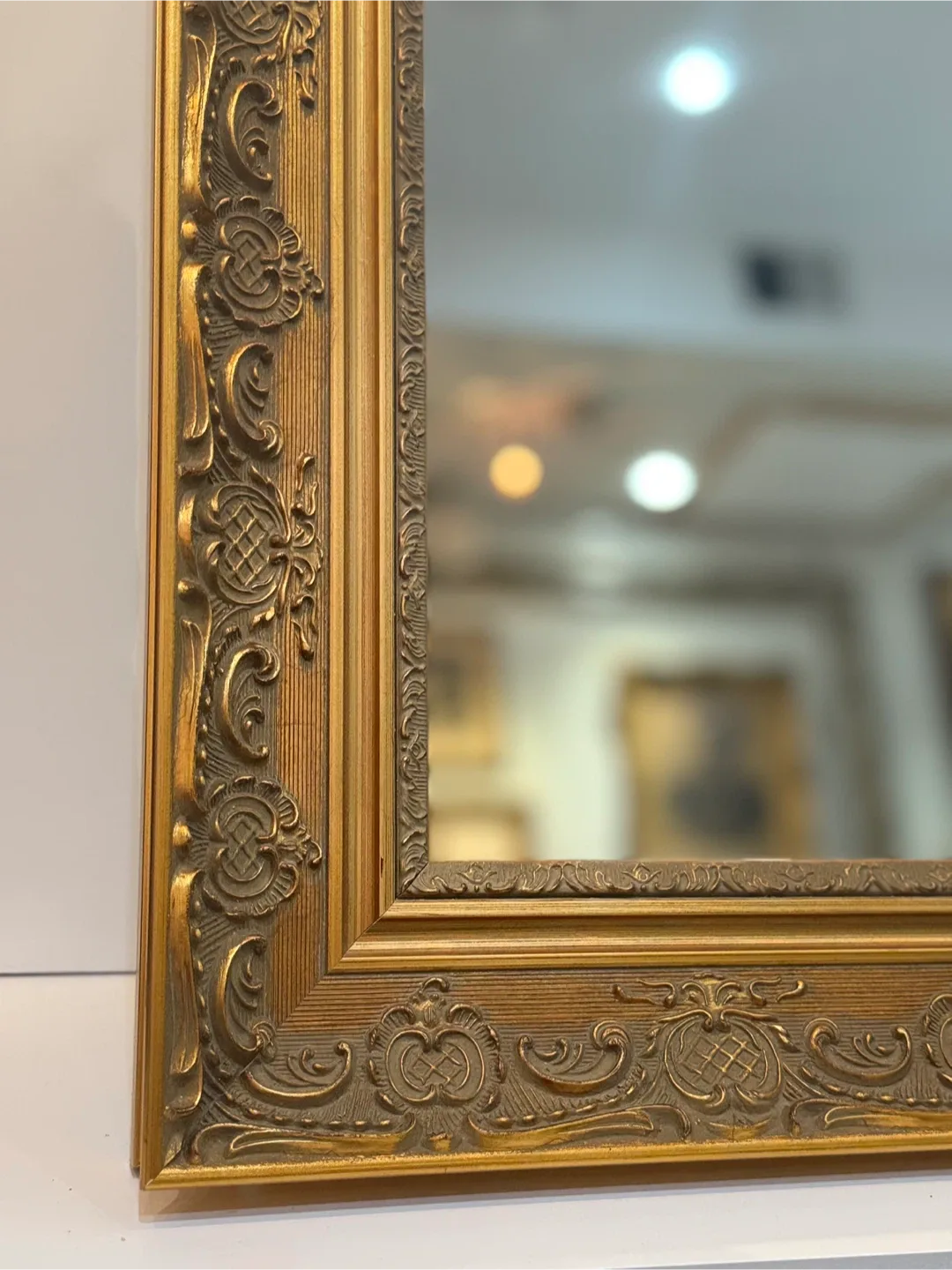Ornate Gold Framed Mirror image indicator(3)