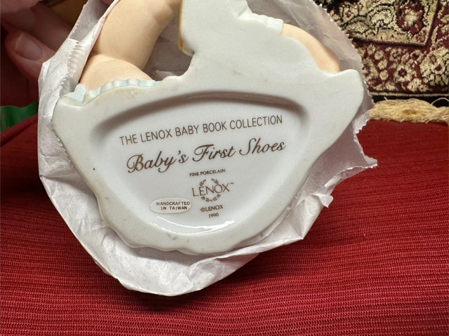🧡Lenox Baby's First Shoes Figurine image indicator(2)