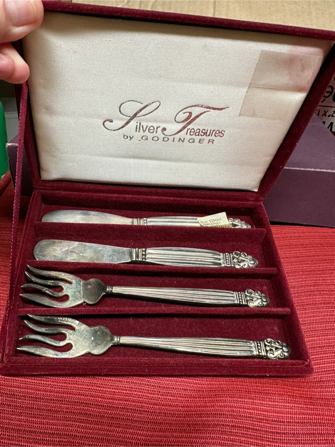 🧡Silver Treasures by Godinger Cutlery Set