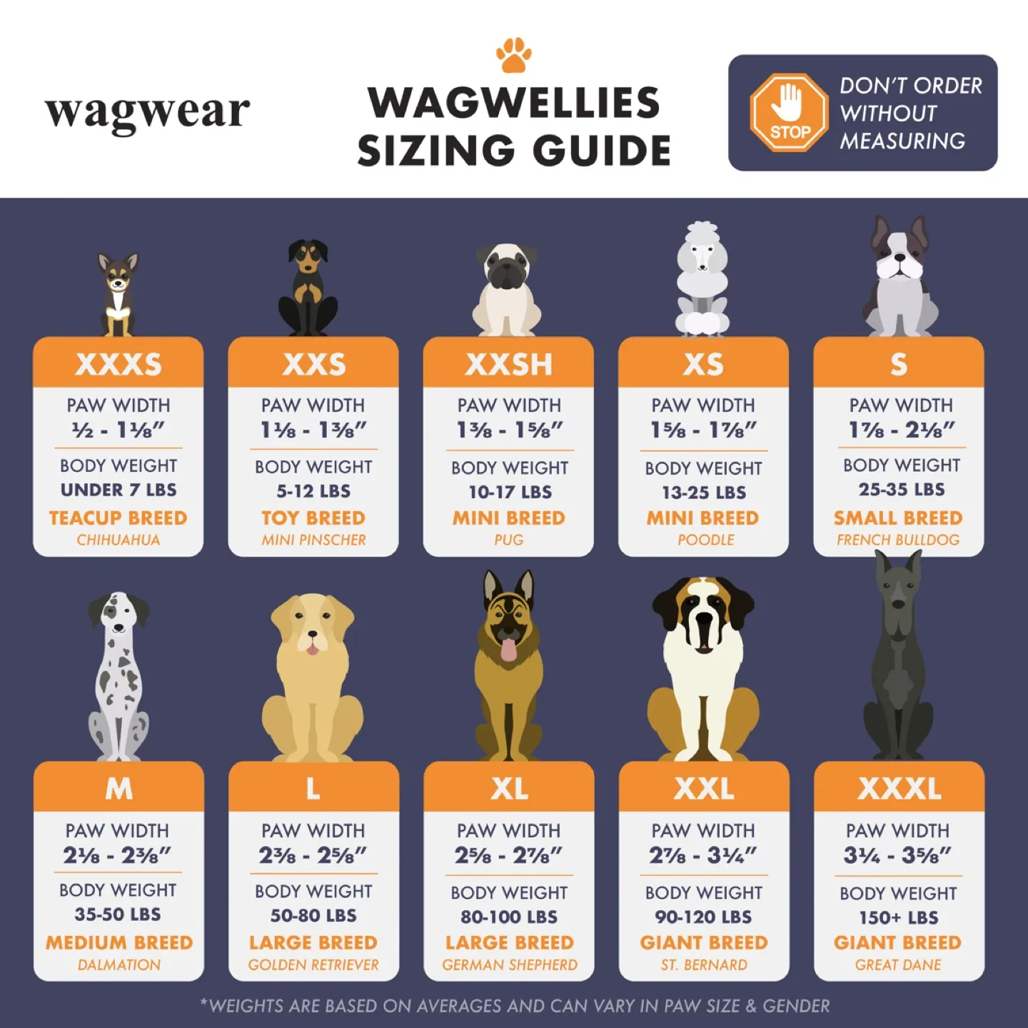 Wagwear WagWellies® Dog Boots – Set of 4 (Size: L) image indicator(3)