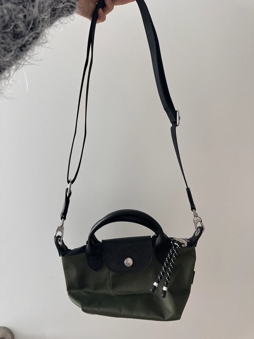 Longchamp Le Pliage Energy XS Khaki Handbag Depose Edition image indicator(4)