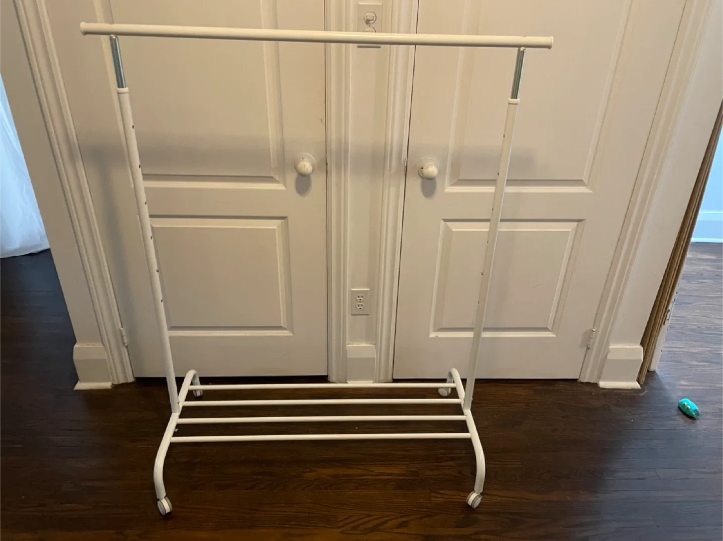 IKEA Rigga Clothes Rack - White thumbnail
