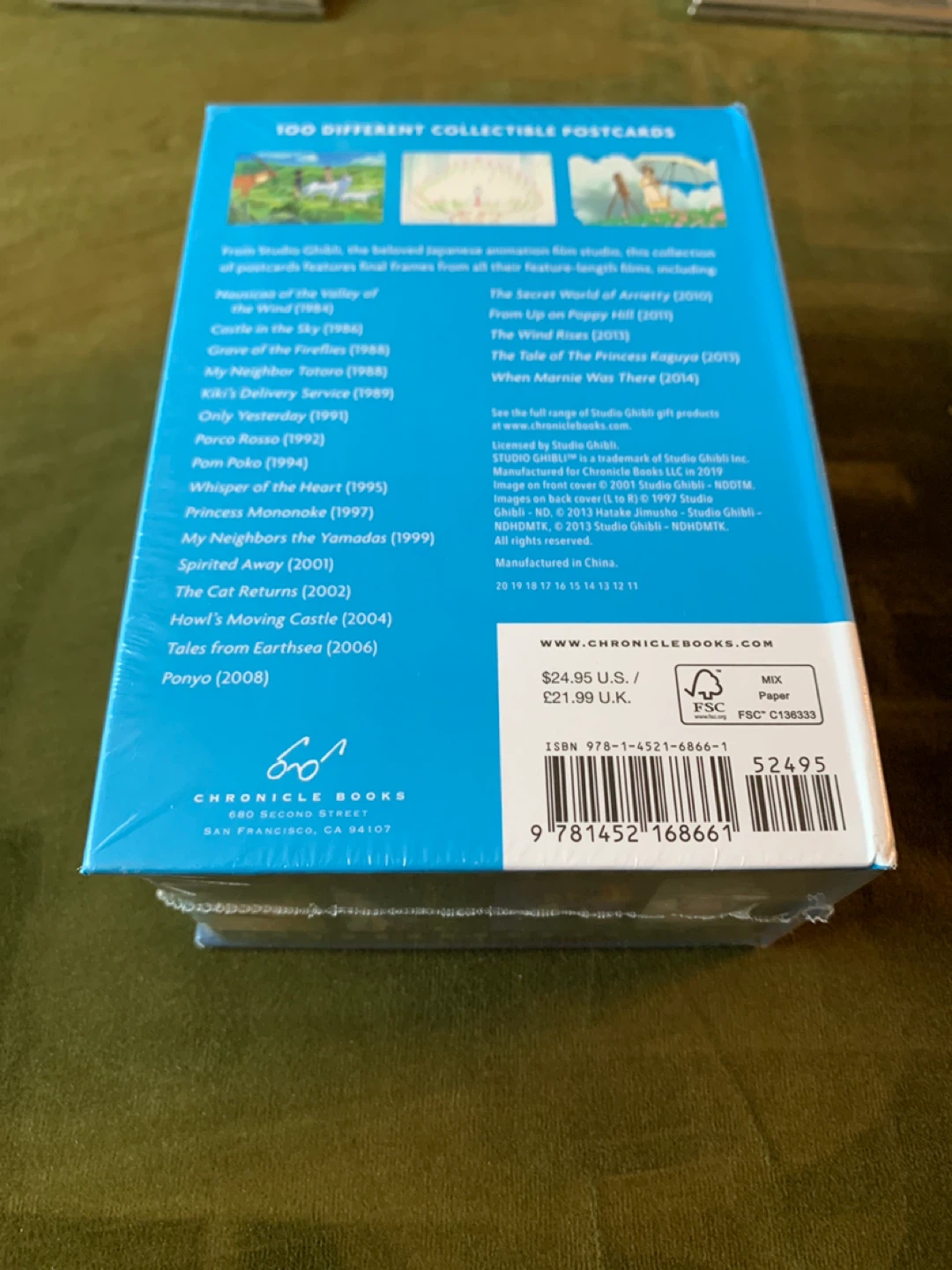 Studio Ghibli 100 Collectible Postcards (1984-2014) - photo 3