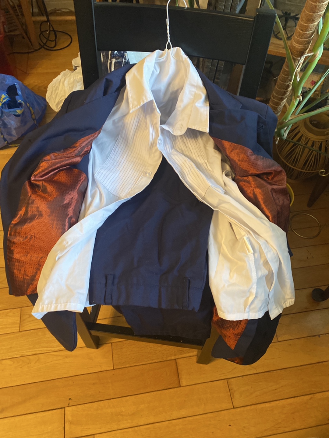 Navy Blue Suit Set ( boys 12 yo 13 ) - photo 2