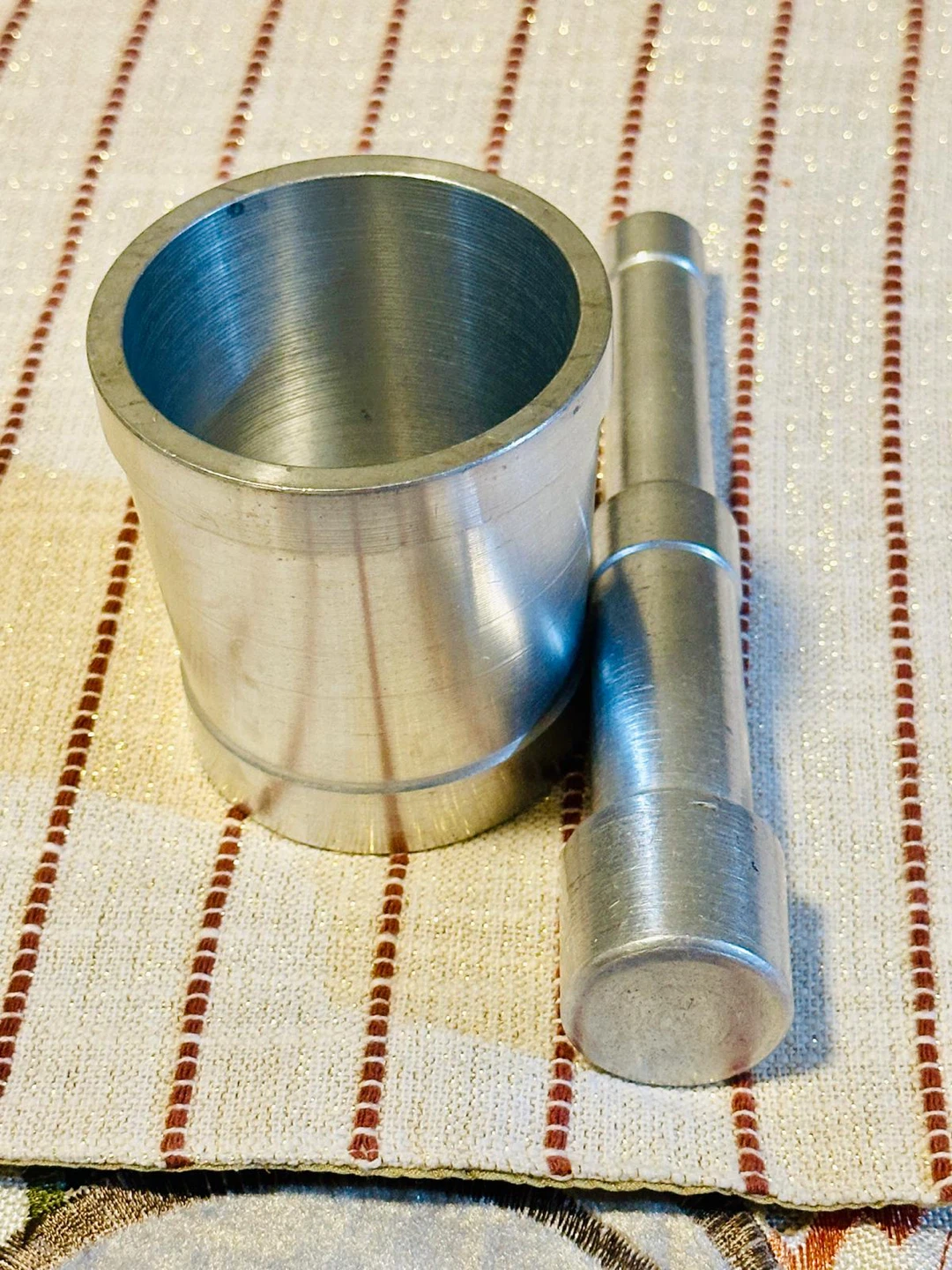 Metal Mortar and Pestle