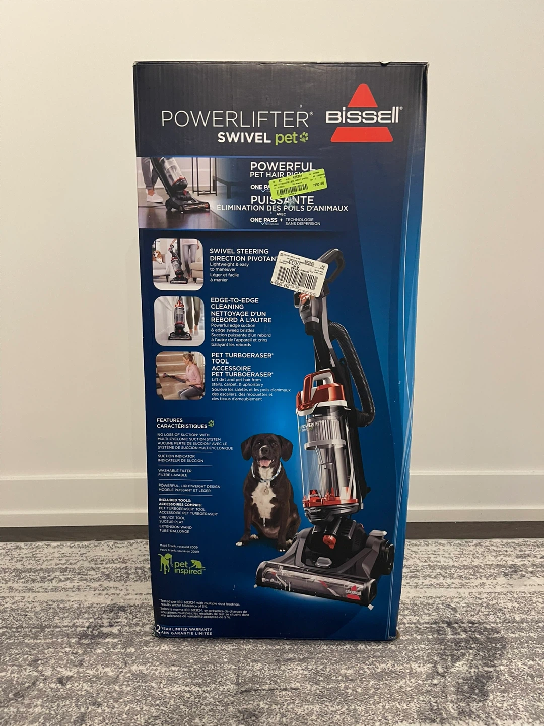 Bissell Powerlifter Swivel Pet Vacuum - New