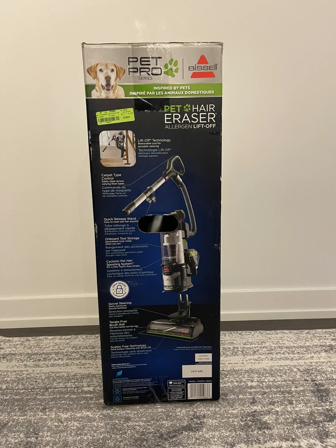 Bissell Pet Hair Eraser Allergen Lift-Off Vacuum image indicator(4)