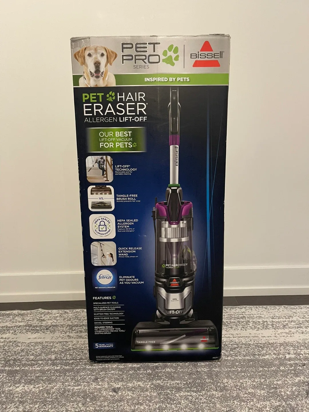 Bissell Pet Hair Eraser Allergen Lift-Off Vacuum thumbnail