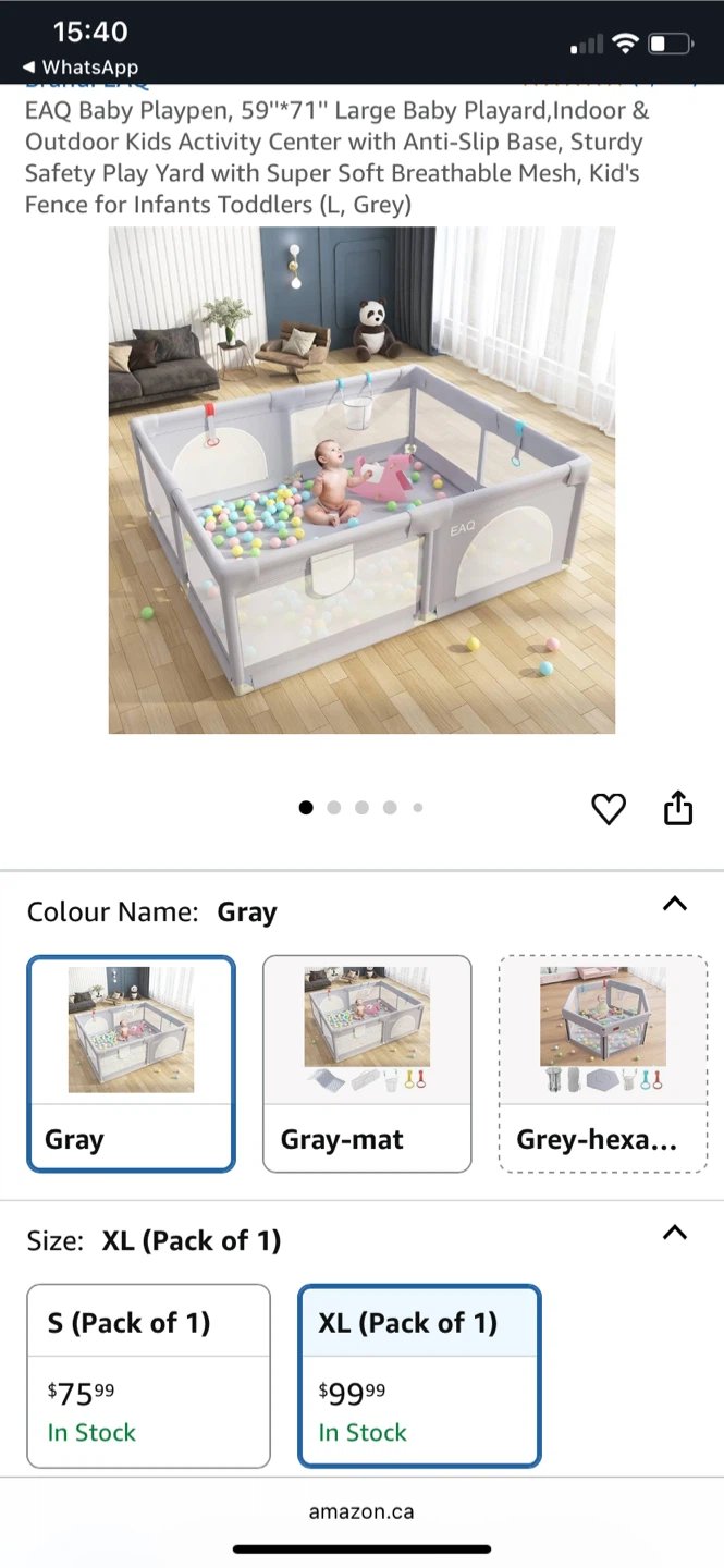 ** BRAND NEW ** EAQ Baby Playpen XL - photo 2