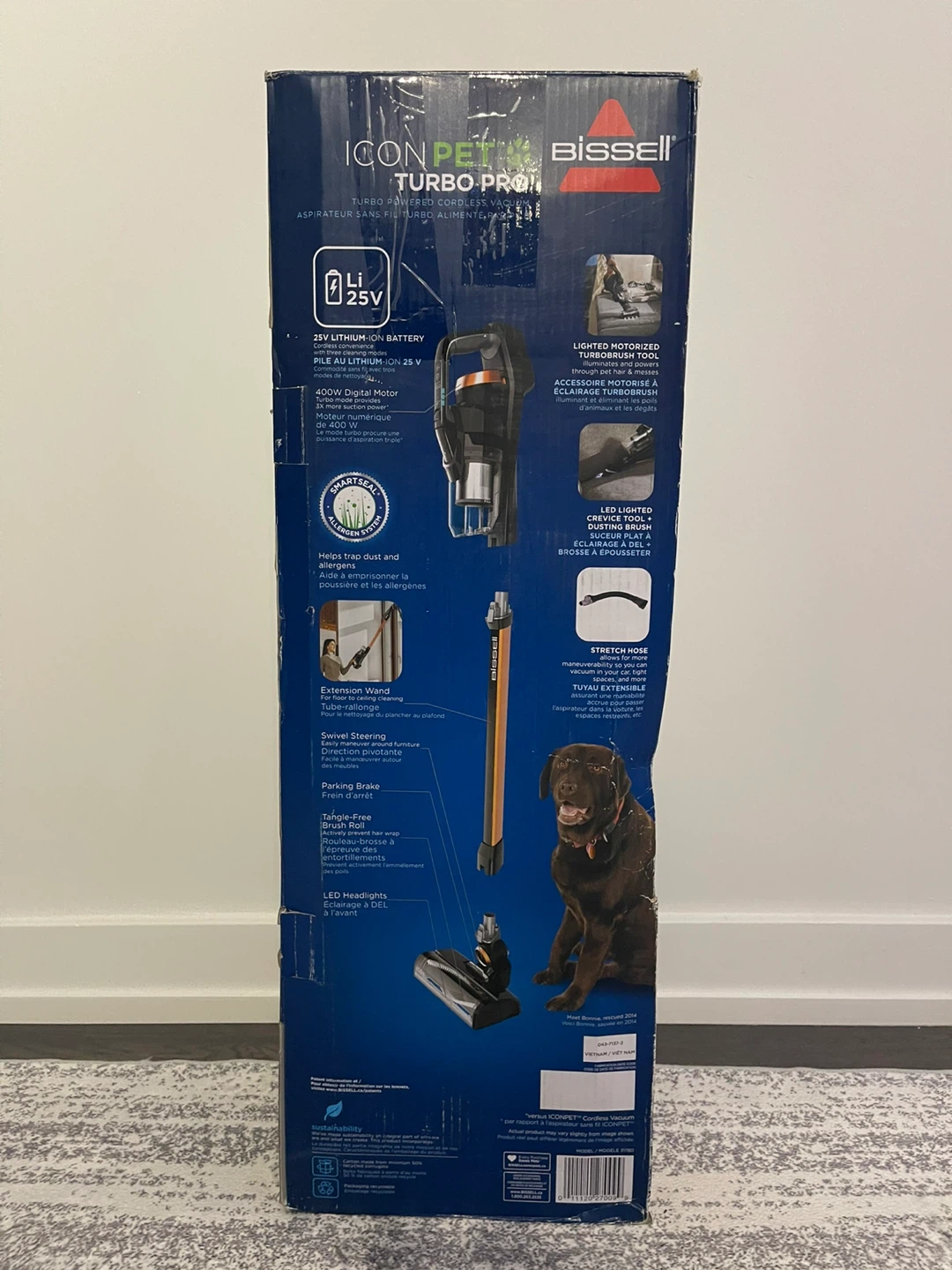 Bissell ICONPET Turbo Pro Cordless Vacuum - New - photo 3