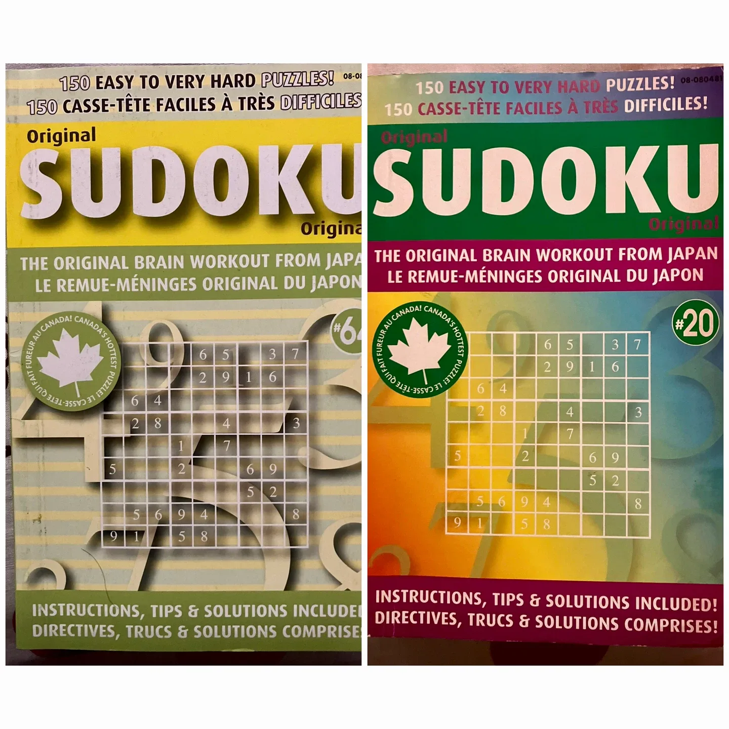 (Bundle Of 2) Sudoku Puzzle Books thumbnail